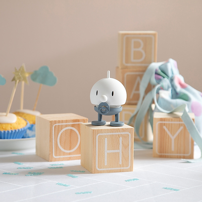 Hoptimist Baby Bumble grå 6,6 cm