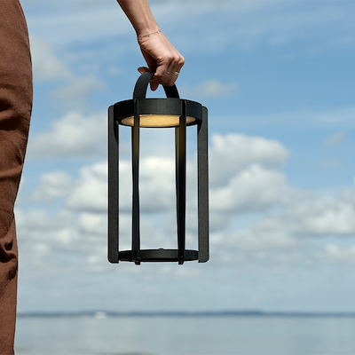 Zone Firefly LED Lanterne sort H30 cm