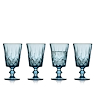 Lyngby Glas Sorrento vinglas blå 29 cl 4 stk.