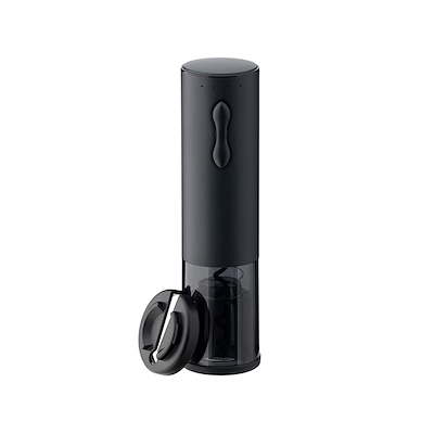 Nordic Sense elektrisk vinåbner genopladelig sort