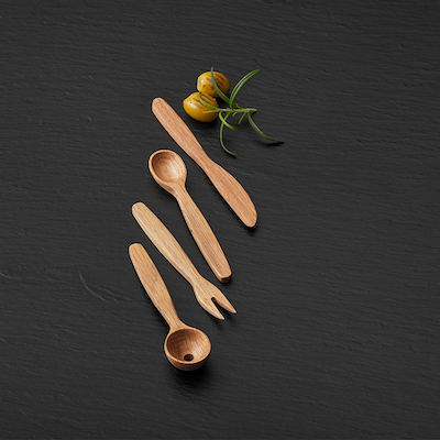 Morsø Foresta tapassæt 4 dele eg