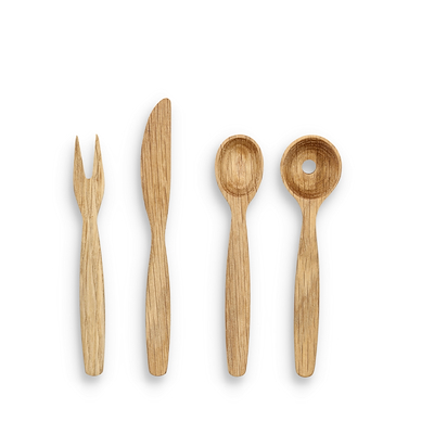 Morsø Foresta tapassæt 4 dele eg