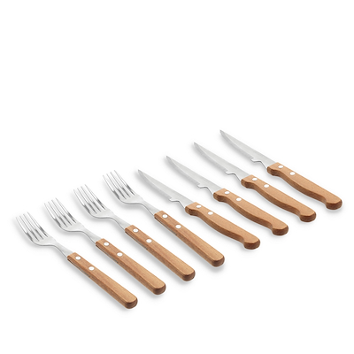 Holm steakbestik akacie 8 dele
