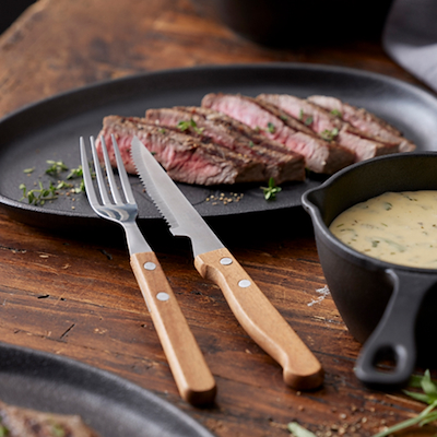 Holm steakbestik akacie 8 dele