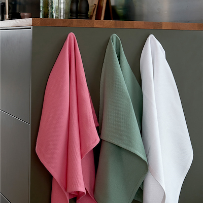 Södahl Diamond viskestykke bubblegum 50x70 cm