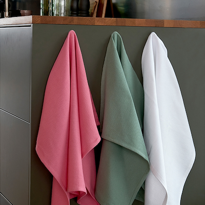 Bastian Tekstiler Diamond Viskestykke green bay 50x70 cm