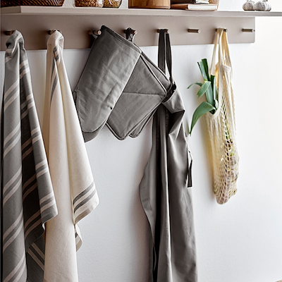 Södahl Soft forklæde grå 70 x 91 cm