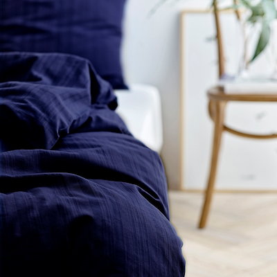 Södahl Noble sengetøj navy blue 140x200 cm