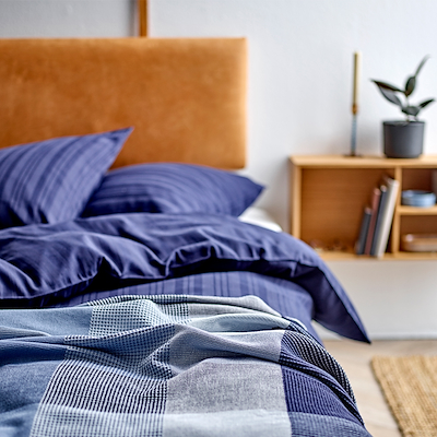 Södahl Noble sengetøj navy blue 140x220 cm