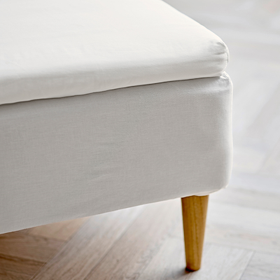 Södahl Organic Calm kuvertlagen hvid 180x200x8 cm