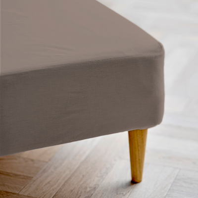 Södahl Organic Calm boxlagen taupe 90x200x30 cm