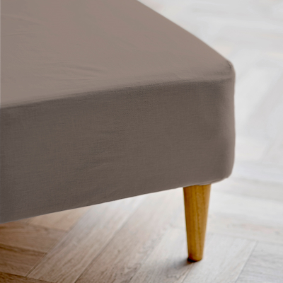 Södahl Organic Calm boxlagen taupe 90x200x30 cm