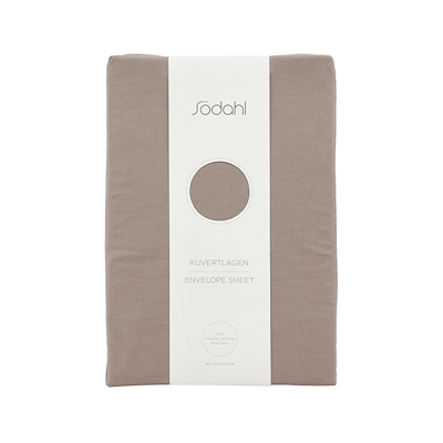 Södahl Organic Calm kuvertlagen taupe 90x200x8 cm