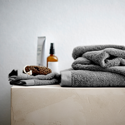 Södahl Organic Comfort vaskeklud stone grey 30x30 cm