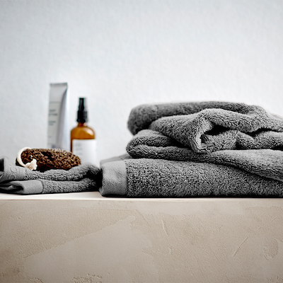 Södahl Organic Comfort håndklæde stone grey 70x140 cm