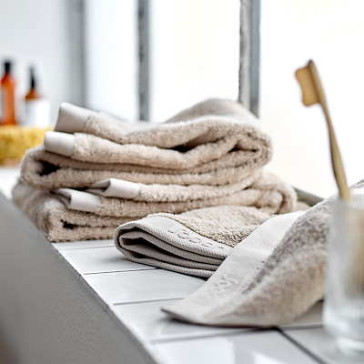 Södahl Organic Comfort vaskeklud beige 30x30 cm