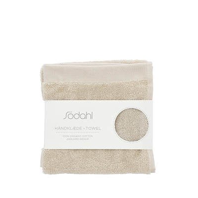 Södahl Organic Comfort håndklæde beige 40x60 cm
