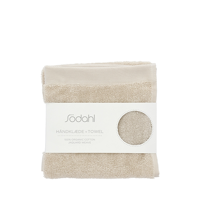 Södahl Organic Comfort håndklæde beige 40x60 cm
