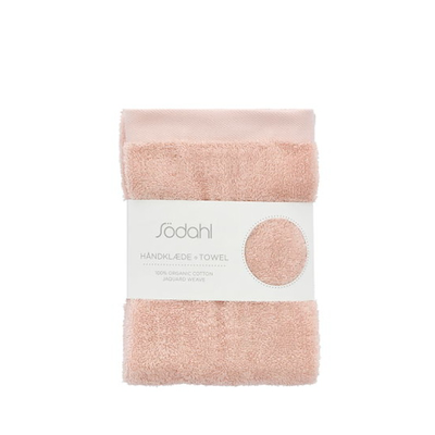 Södahl Organic Comfort håndklæde rose 50x100 cm