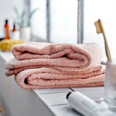 Södahl Organic Comfort håndklæde rose 50x100 cm