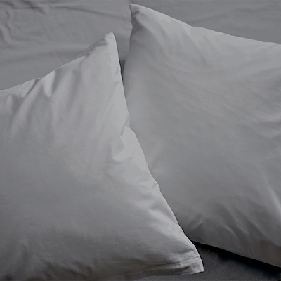 Södahl Organic Calm pudebetræk 2stk stone grey 60x63 cm