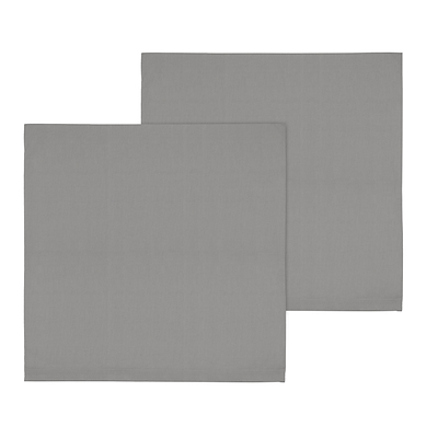 Södahl Organic Calm pudebetræk 2stk stone grey 60x63 cm