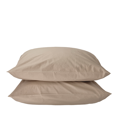 Södahl Organic Calm pudebetræk 2stk taupe 60x63 cm