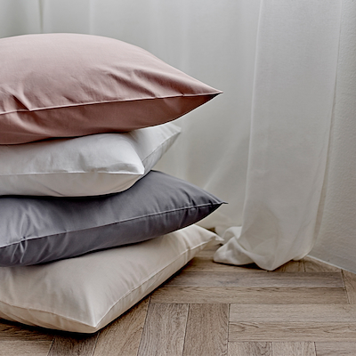 Södahl Organic Calm pudebetræk 2stk taupe 60x63 cm