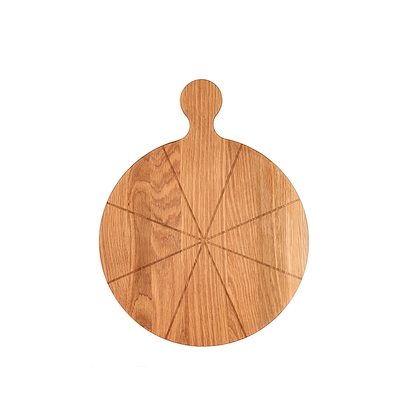 Morsø Foresta pizzaskærebræt med riller eg Ø35 cm