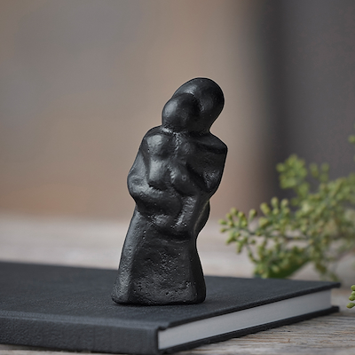 Morsø skulptur støbejern "En mors kærlighed er for evigt" 1 barn