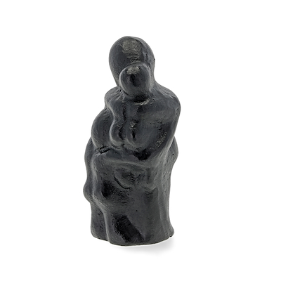 Morsø skulptur støbejern "En mors kærlighed er stor" 2 børn