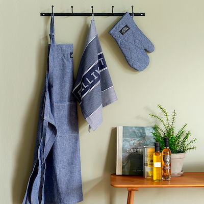 Pillivuyt Recycle forklæde blå 95x80 cm