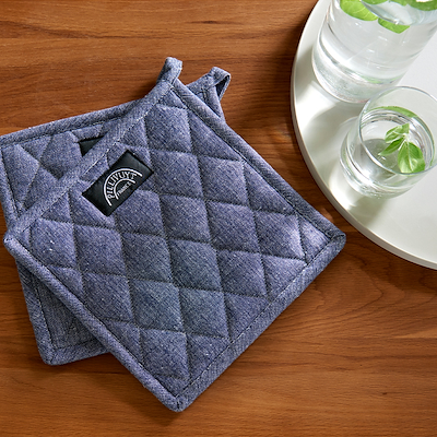 Pillivuyt Recycle grydelap blå 22,5 x 22,5 cm