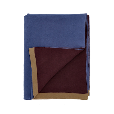 Södahl Impression plaid bomuld royal blue 130x170 cm