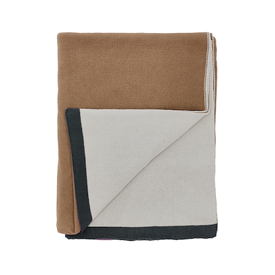 Södahl Impression plaid bomuld taupe 130x170 cm