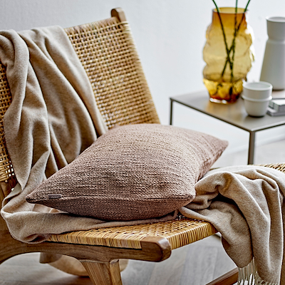 Södahl Bouclé pude taupe 40x60 cm