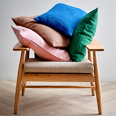 Södahl Bouclé pude royal blue 40x60 cm