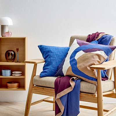 Södahl Collage pude multifarvet 45x45 cm