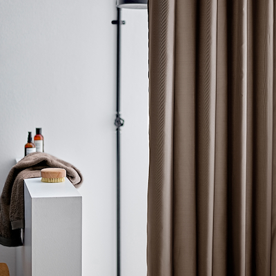 Södahl Comfort badeforhæng taupe 180x200 cm