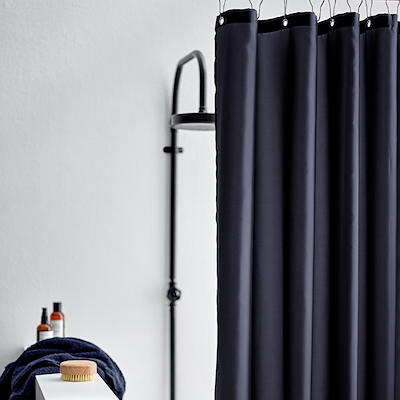 Södahl Comfort badeforhæng navy blue 220x180 cm