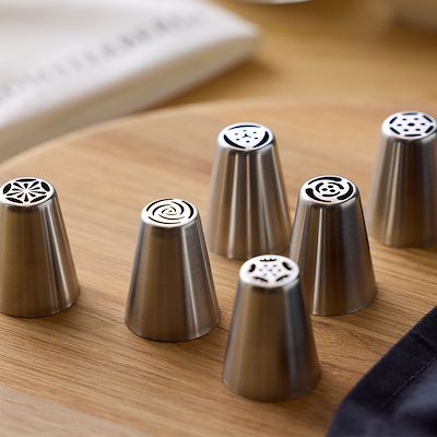 Blomsterbergs tyllesæt blomster 6 stk. stål