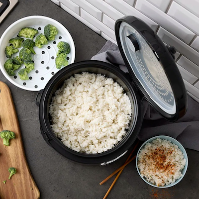 Nordic Sense riskoger sort 1,8 liter 700 watt