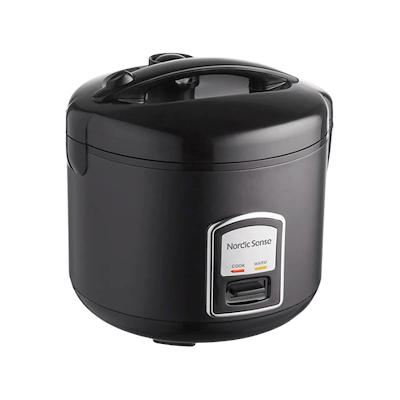 Nordic Sense riskoger sort 1,8 liter 700 watt