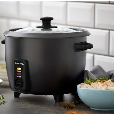 Nordic Sense riskoger sort 1,5 liter 500 watt