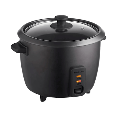 Nordic Sense riskoger sort 1,5 liter 500 watt