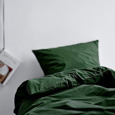 Södahl Whisper sengetøj pine green 140x220 cm