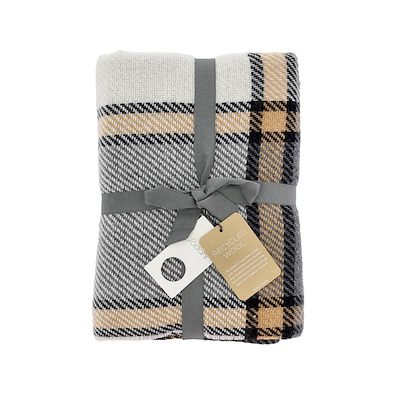 Södahl Precise plaid grå 130x170 cm