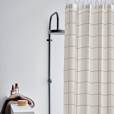 Södahl Vista badeforhæng offwhite 180x200 cm