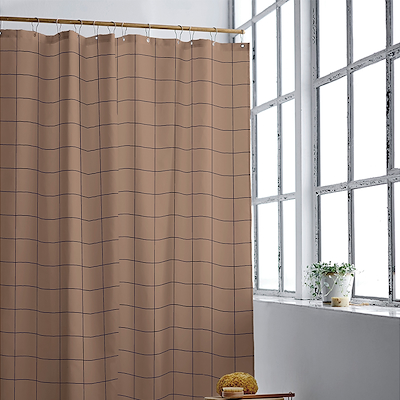 Södahl Vista badeforhæng taupe 180x200 cm