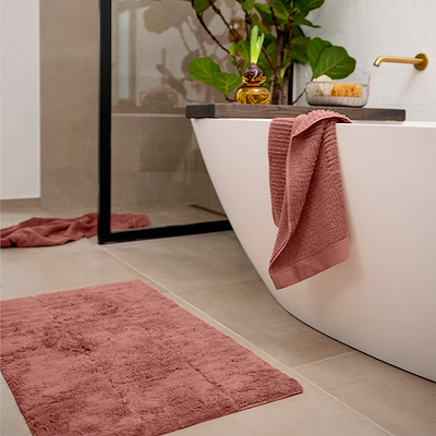 Zone Tiles bademåtte peach 80x50